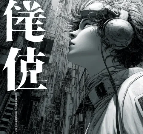 恋爱题材漫画封面示例，人物侧影与粉色背景