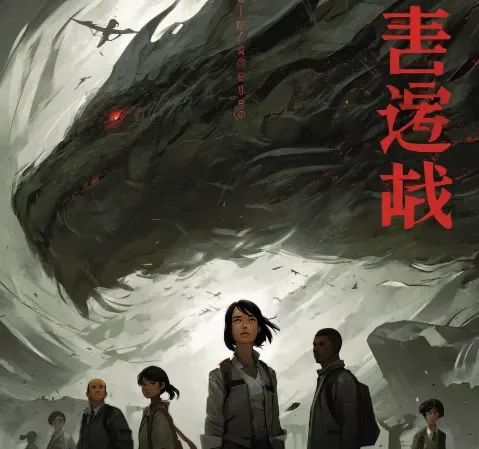 科幻题材漫画封面示例，太空与机械元素